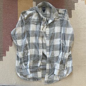 GAP Buffalo Check Flannel, Sz M Tall